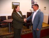Глава Заволжского района Николай Костров встретился с новым педагогом программы «Земский учитель»
